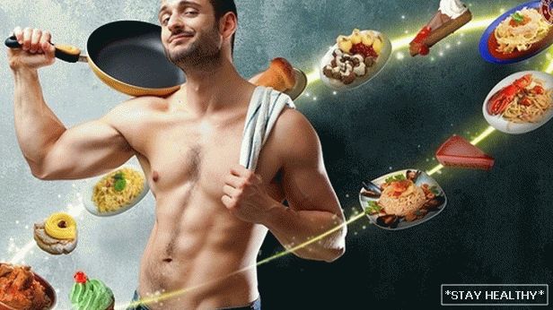 Рацион для похудения мужчин