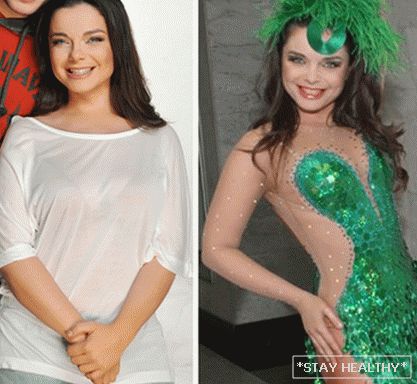 Наташа Королева до и после похудения