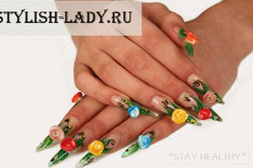 Красив дизайн на ноктите