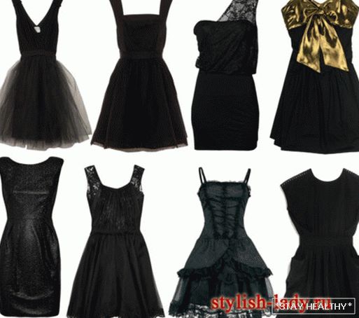 Маленькое черное платье: модели и мода