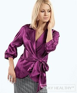 Модни сатенени блузи. Модели от сатенени блузи