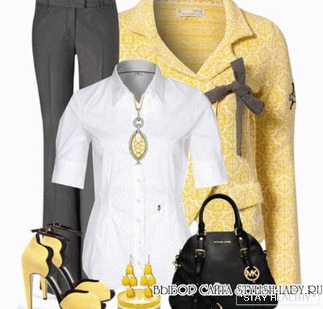 Какво да носите жълто пиджак, фото