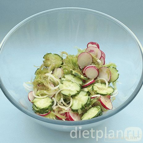 Готовим диетический салат