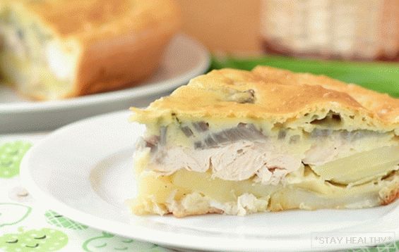 Заливной пирог на майонезе и молоке